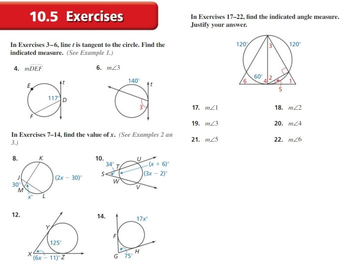 Unit 10 homework 5 inscribed angles