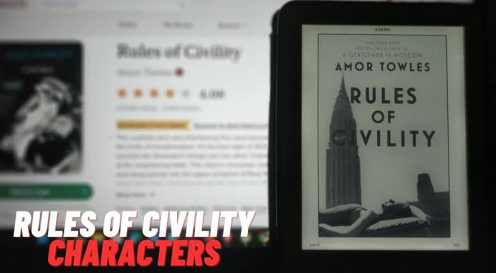 Characters in rules of civility