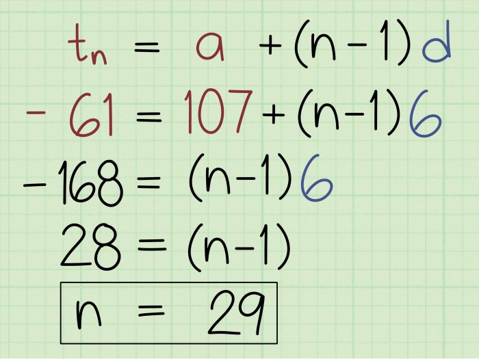 Arithmetic sequence term